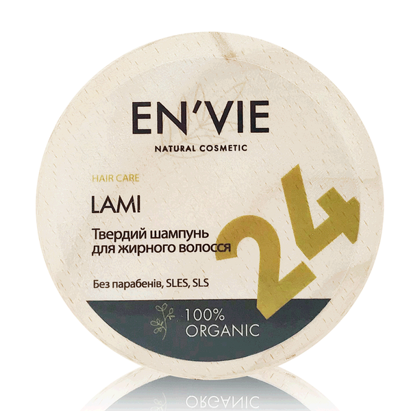 Твердий шампунь для жирного волосся Lami (80 г.) EC-SHAMPOO-SOLID-LAMI фото